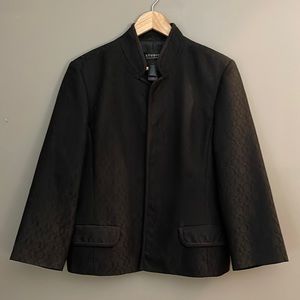 Liz Claiborne,14, open, lovely textured,poly/rayon, fully lined, versatile, EUC.